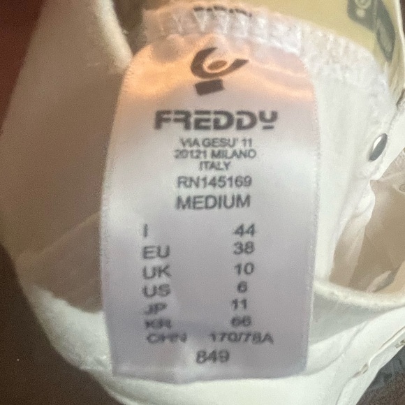 White Freddy Pants - never worn NWOT - Picture 4 of 5